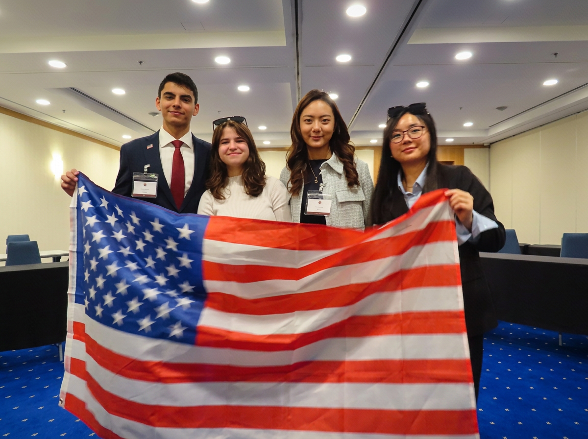 With the U.S. delegation at CAIMUN