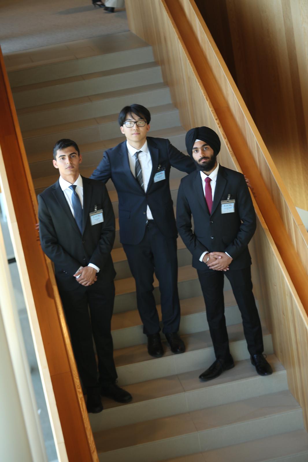Part of the Finlo team at the venue