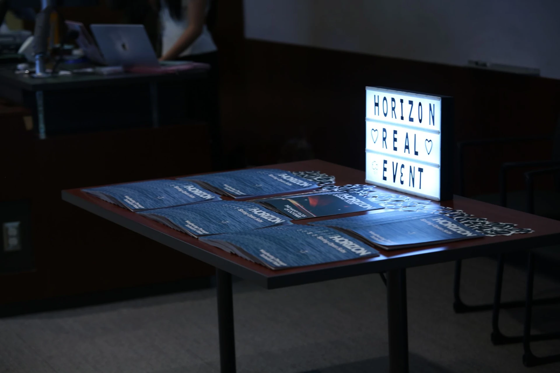 Issues and signage at the R.E.A.L. event